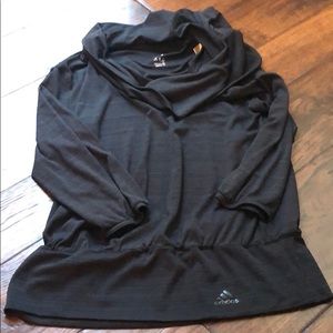 Adidas dark grey top. Size M